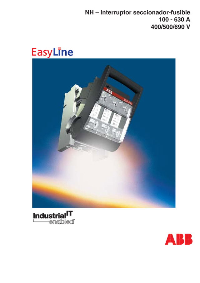Interruptor seccionador fusible 100-630A