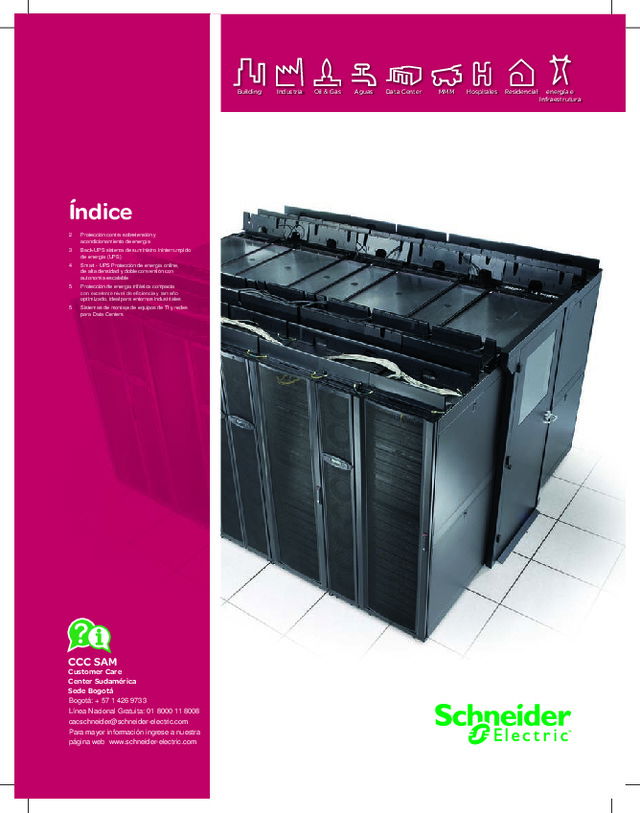 Listado de precios Schneider Electric sobre sistema de suministro interrumpido de energía