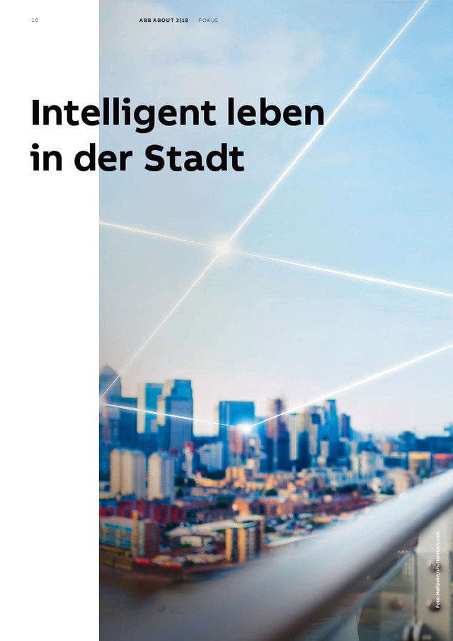 Intelligent leben in der Stadt