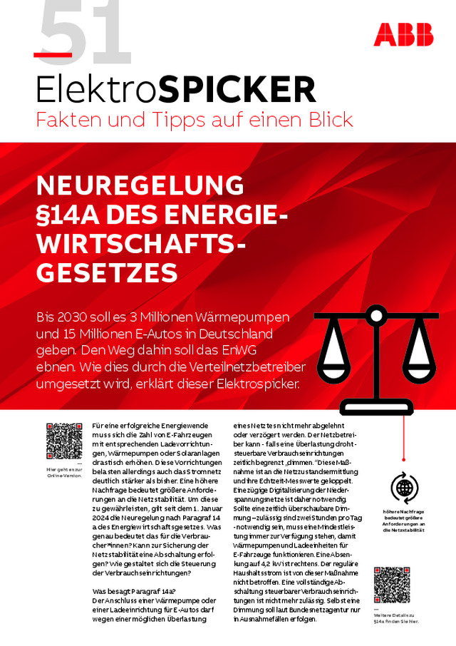 Neuregelung §14a des Energiewirtschaftsgesetzes