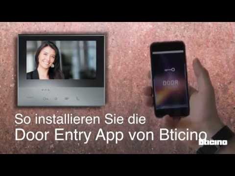 So installieren Sie die "Door Entry" App von Bticino