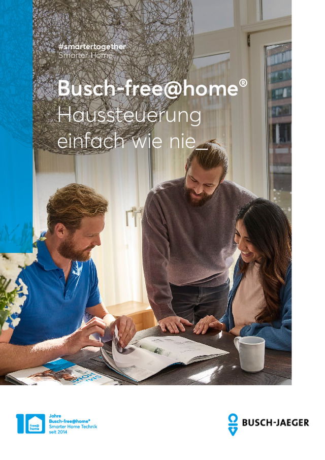 Busch-free@home® Haussteuerung einfach wie nie