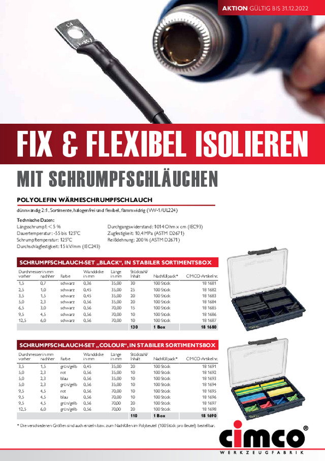 SCHRUMPFSCHLÄUCHE