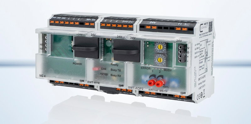 BMT-AOP2 – Analoges BACnet MS/TP Ausgangsmodul für die Gebäudeautomation