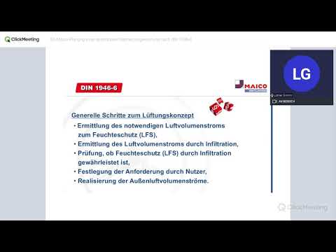 Planung einer dezentralen Wärmerückgewinnung nach DIN 1946-6