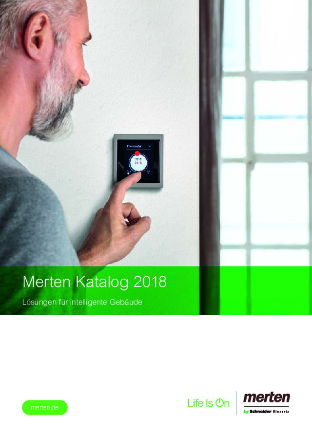Merten Katalog 2018 Lösungen für intelligente Gebäude