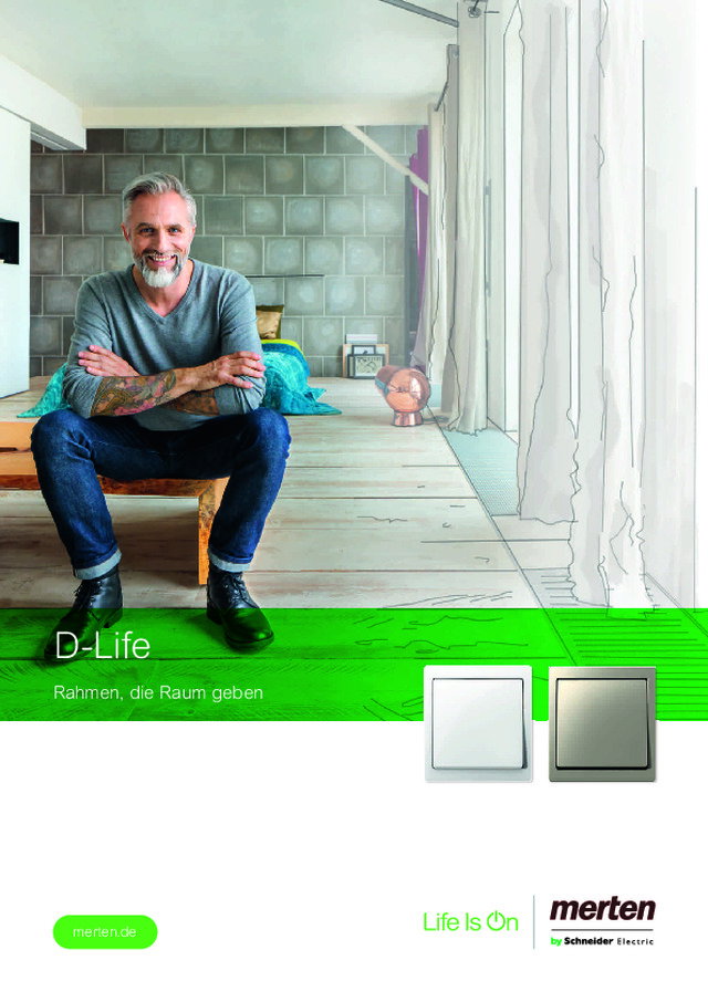 Merten - D-Life Rahmen, die Raum geben 2018