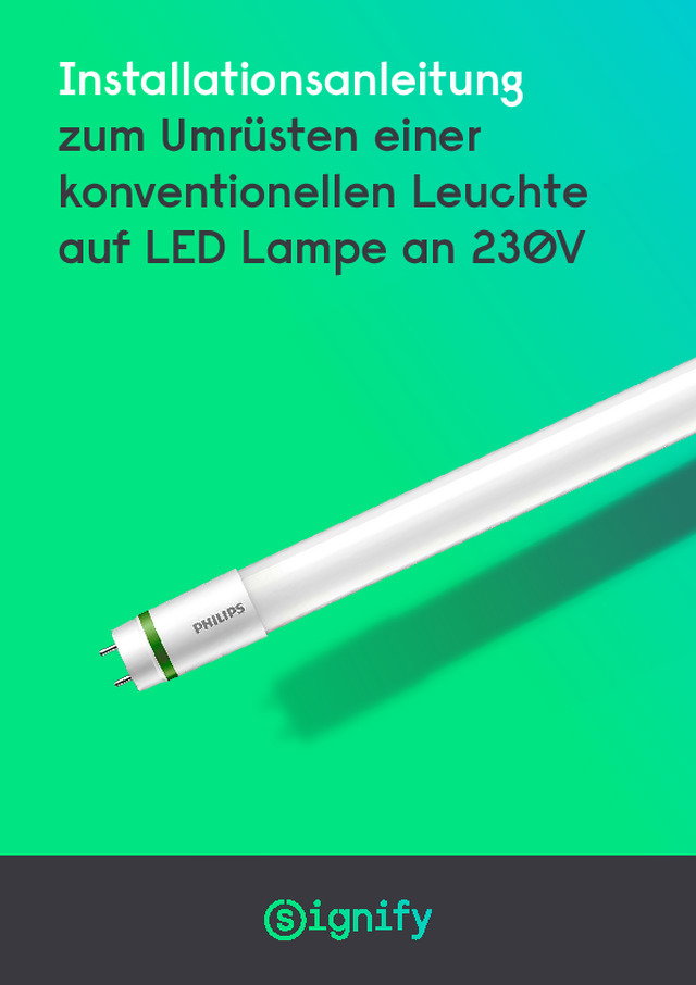 Installationsanleitung: Direktanschluss an 230V