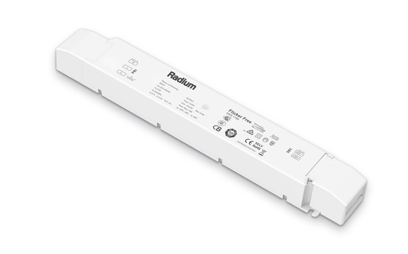 Die günstigste Lösung LED Strips zu dimmen: Radium LED Phasecut-Treiber.