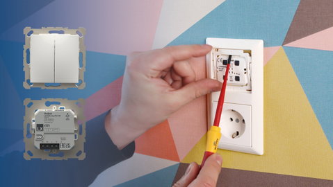 Funkbasiertes KNX Smart Home System / Sicher dank KNX Data Secure / Inbetriebnahme ohne ETS