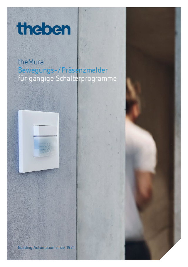 theMura Bewegungs-/Präsenzmelder für gängige Schalterprogramme