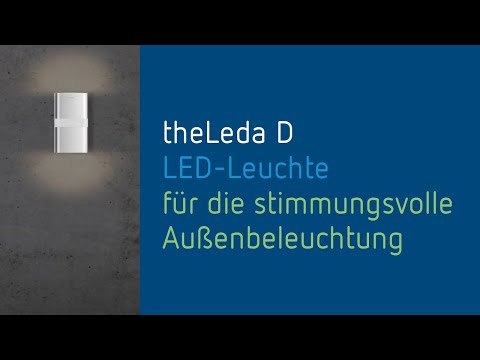 theLeda D LED-Leuchten: Zeitlose Eleganz ums Haus
