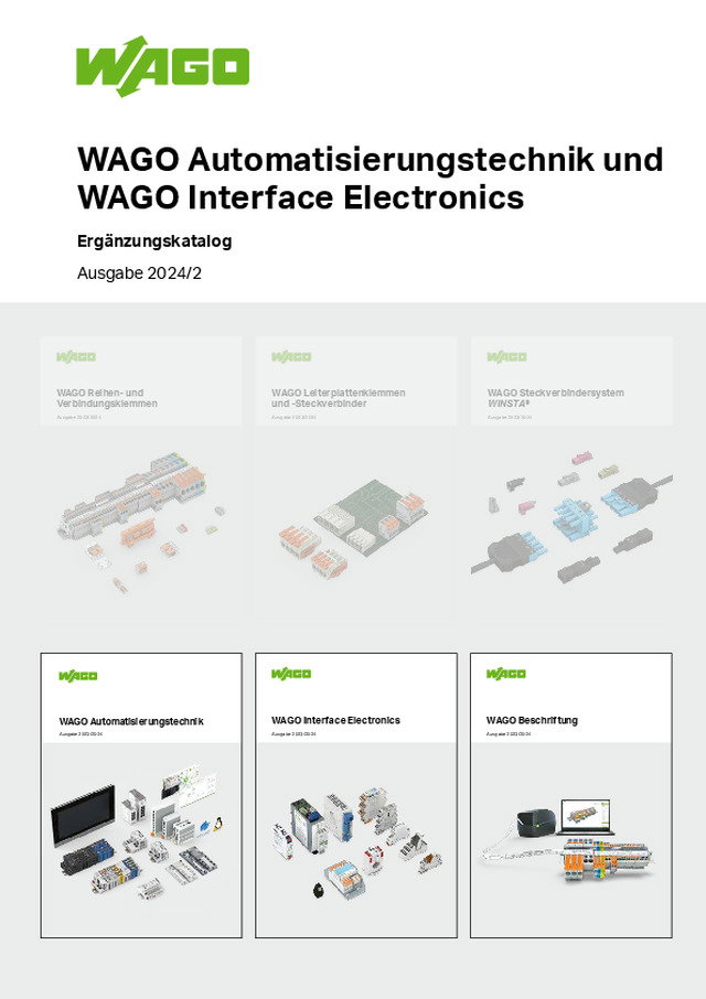 Hauptkatalog WAGO Automatisierungstechnik 2023/2024