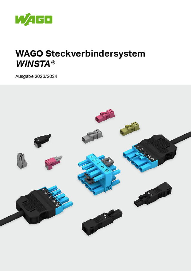 WAGO Steckverbindersystem WINSTA® Ausgabe 2023/2024