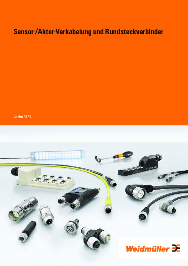 Sensor-/Aktor-Verkabelung und Rundsteckverbinder