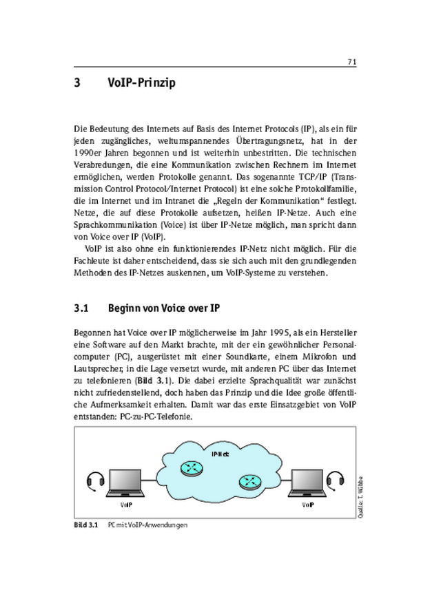 VoIP-Prinzip