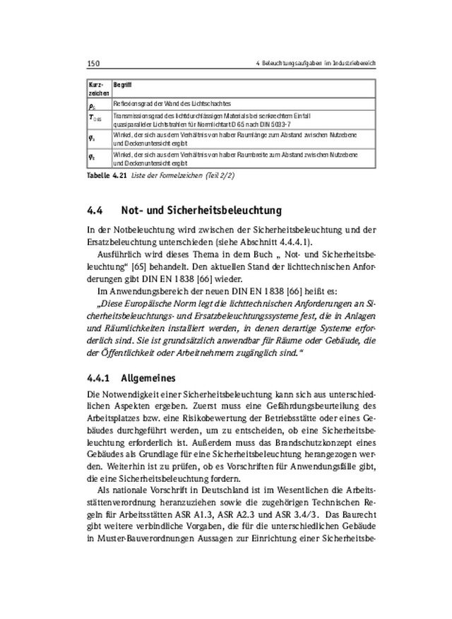 Not- & Sicherheitsbeleuchtung nach DIN EN 1838
