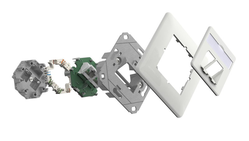 Die innovative RJ45 Anschlussdose