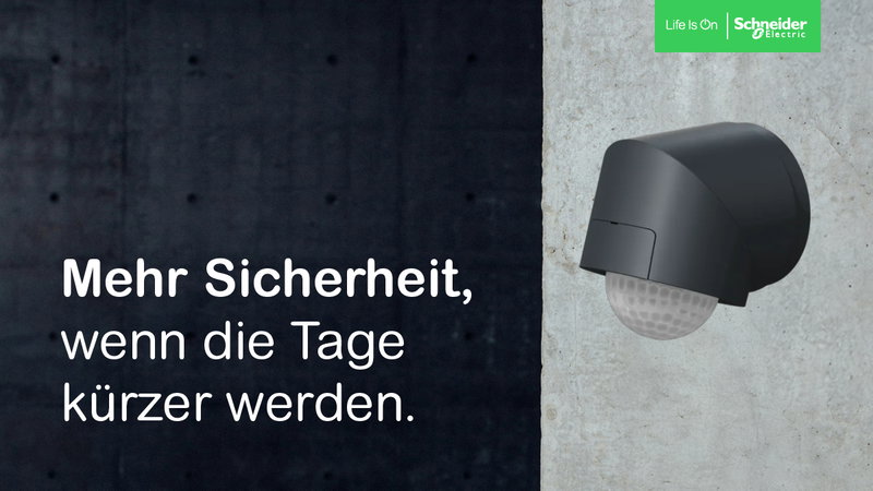 Sicherheit, wenn die Tage kürzer werden!