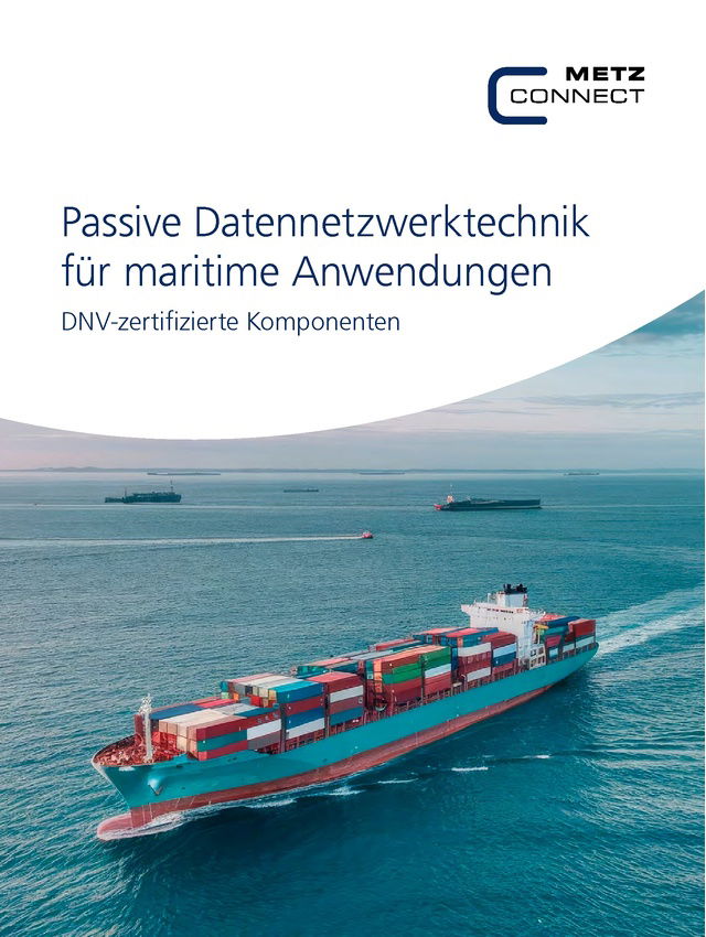 Passive Datennetzwerktechnik für maritime Anwendungen