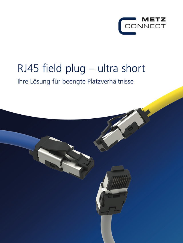 RJ45 field plug – ultra short