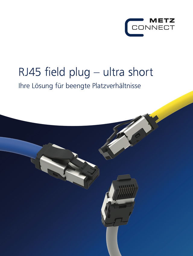RJ45 field plug – ultra short