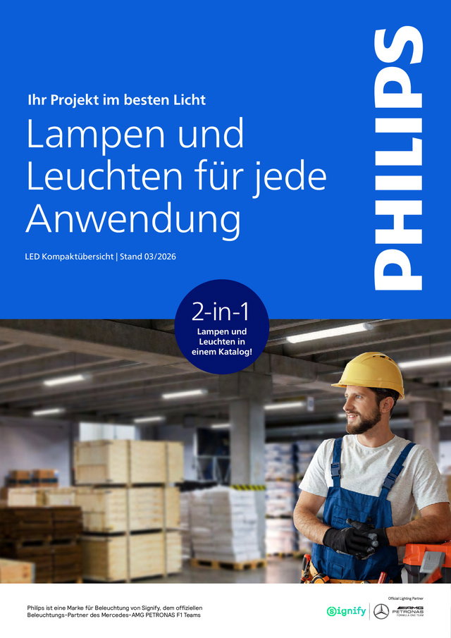Lampen und Leuchten für jede Anwendung