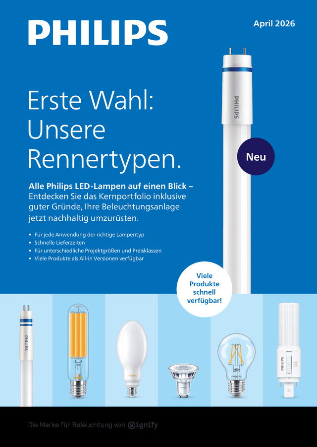 Leuchtmittel - Läuft! Mit unseren Rennertypen.