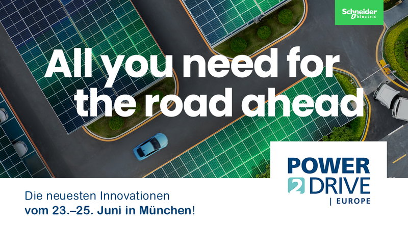 Komm zu Schneider Electric auf die Power2Drive 2026!