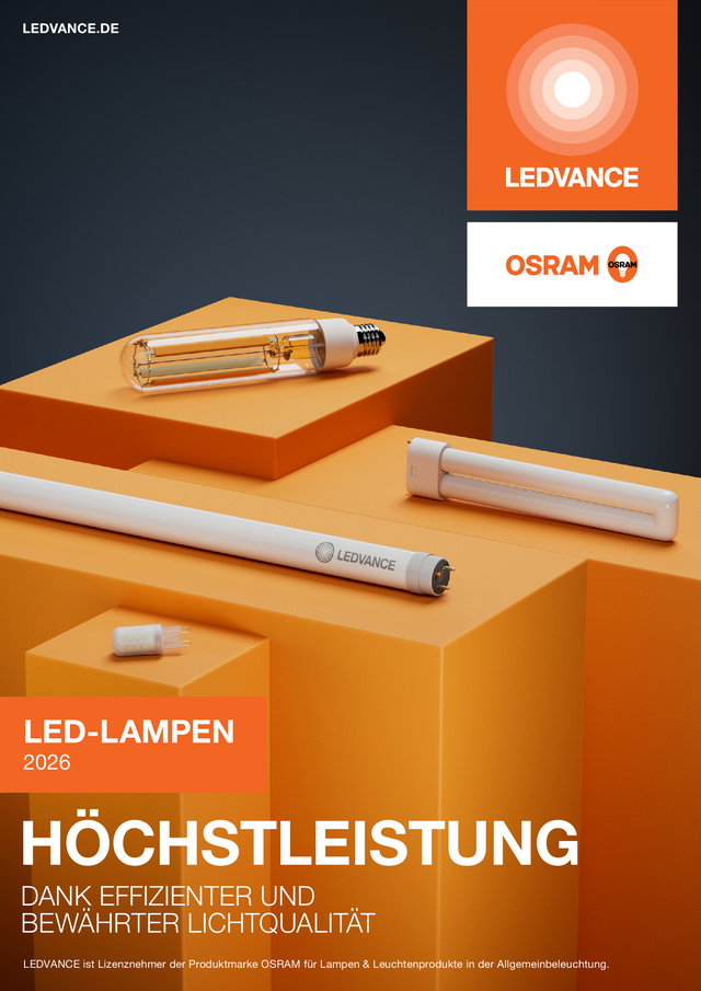  LED-Lampen Katalog 2026