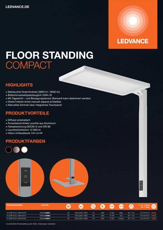 FLOOR STANDING COMPACT