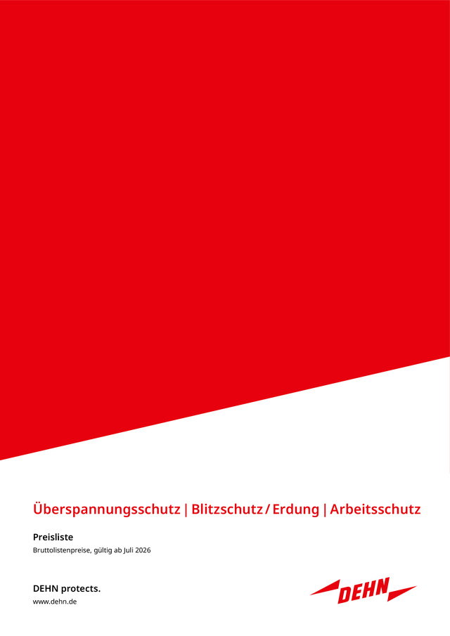 DEHN Preisliste DE 2026