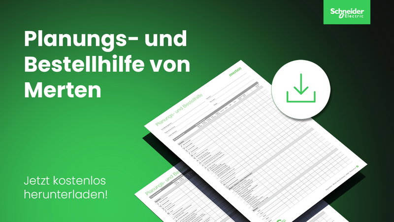 Effizienter planen, einfacher bestellen: Mit der Planungshilfe von Merten!