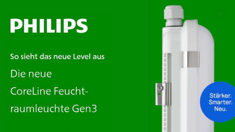 Die neue CoreLine Feuchtraumleuchte Gen3