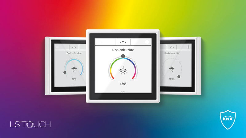 Funktionsupdate 2.0: JUNG KNX Raumcontroller LS TOUCH 