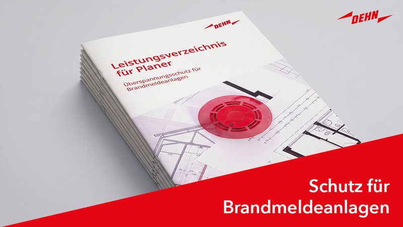 Schneller planen: LV für den Überspannungsschutz von Brandmeldeanlagen