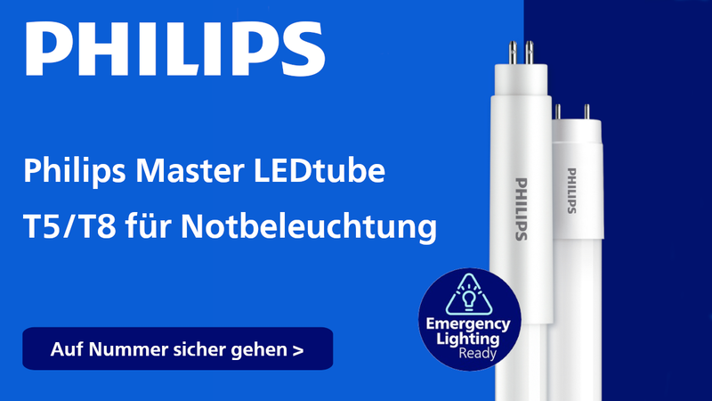 Innovative LED‑Röhre für Allgemein‑ und Notbeleuchtung