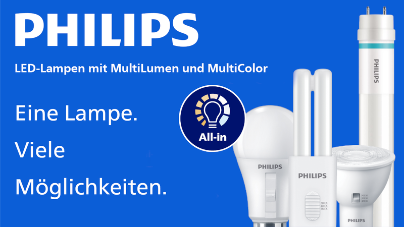 Immer die richtige Lampe zur Hand!