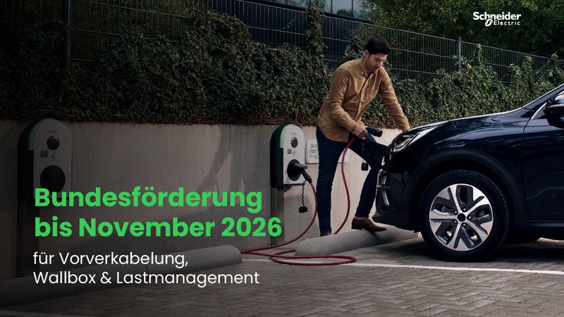 Mit Schneider Electric zur zukunftssicheren Ladelösung.