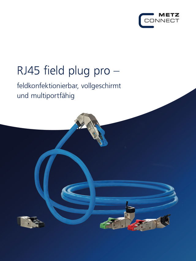 RJ45 field plug – ultra short