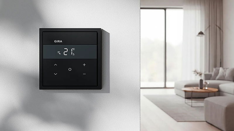 Gira Raumklimasensoren und IR-Gateway HLK. Perfektes Raumklima intelligent geregelt.