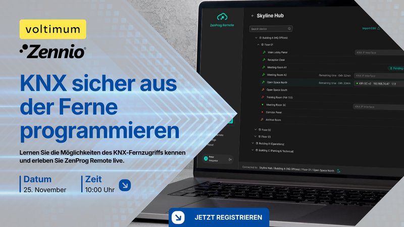 KNX sicher aus der Ferne programmieren