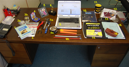 Jeremy Hodge's Desk
