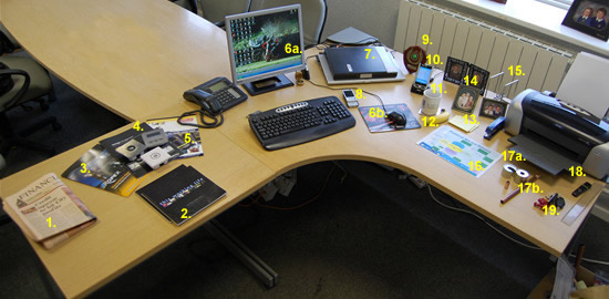 Duncan McKinlay's Desk
