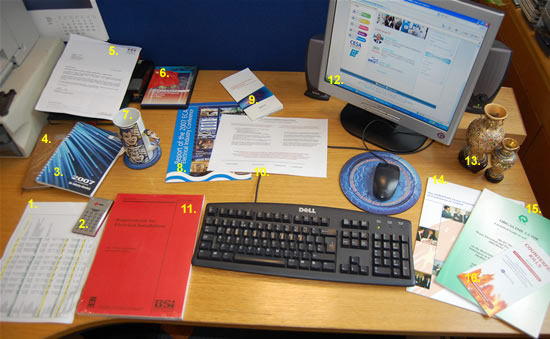 David Dossett's Desk