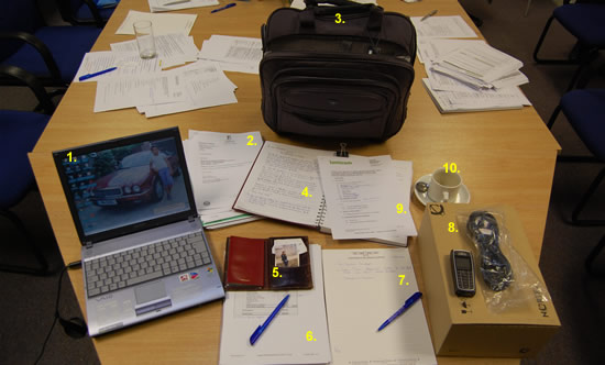 David Dossett's Desk