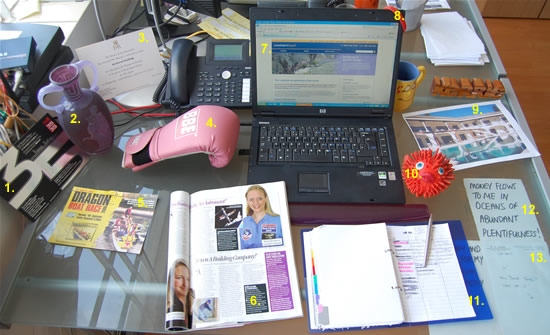 Kerrie Keeling's Desk
