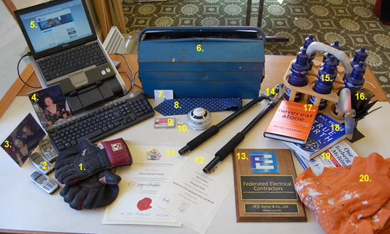 Martin Bailey's Desk