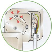 Earthing of time switches