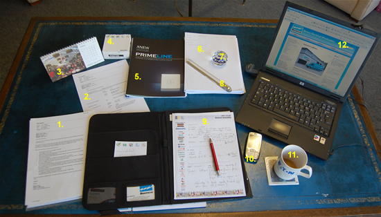 Simon Barkes' Desk